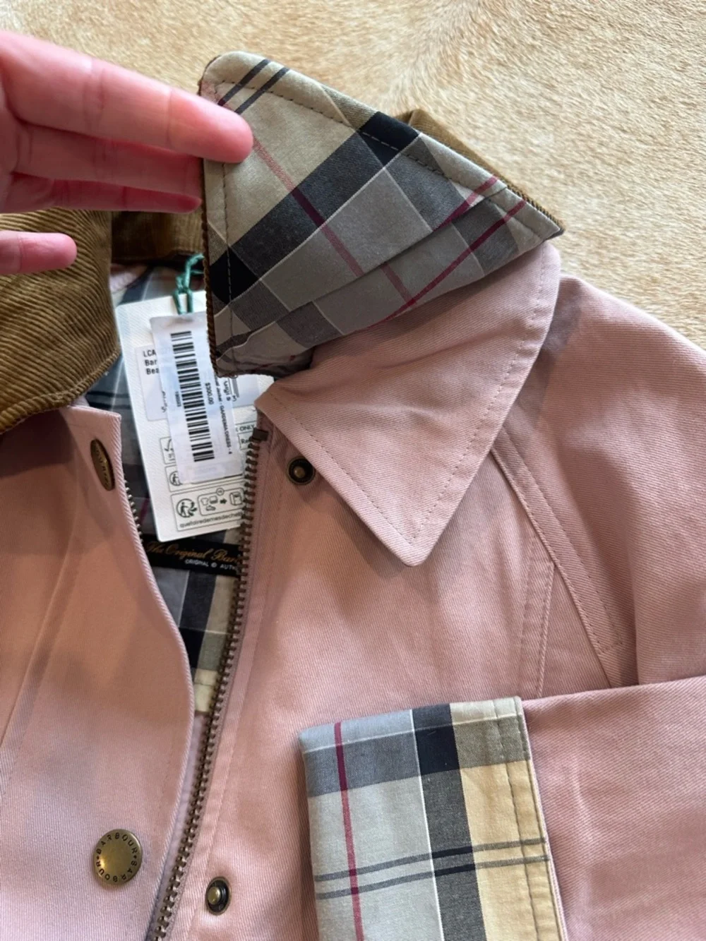 Barbour Cropped Beadnell Jacket - Picture 4 of 5